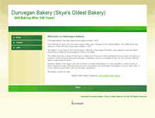 Tablet Screenshot of dunveganbakery.com